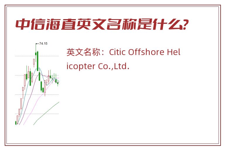 中信海直英文名称是什么？