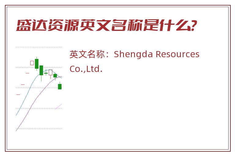 盛达资源英文名称是什么？