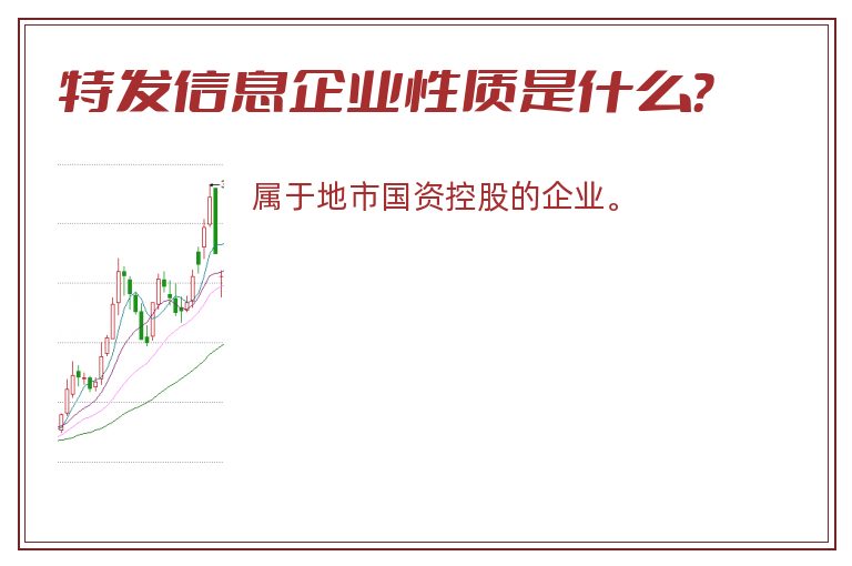 特发信息企业性质是什么？