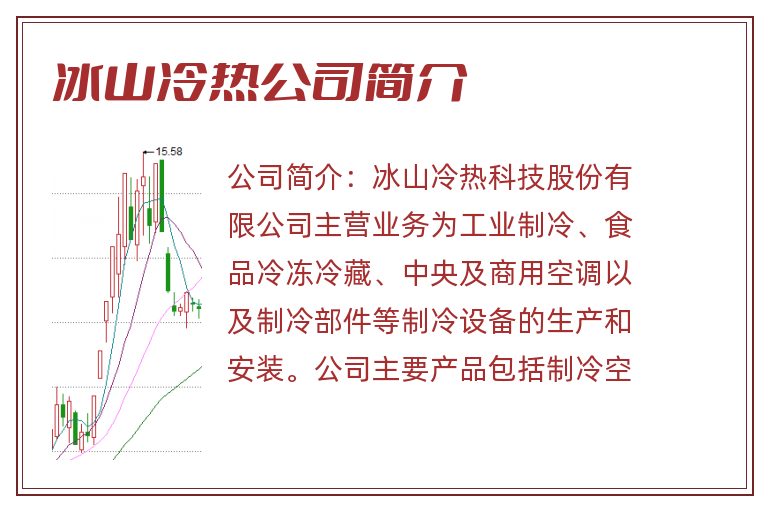 冰山冷热公司简介