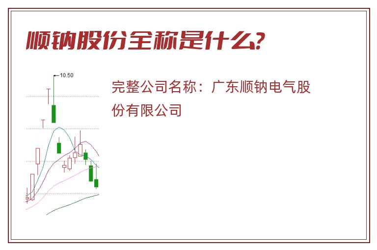 顺钠股份全称是什么？
