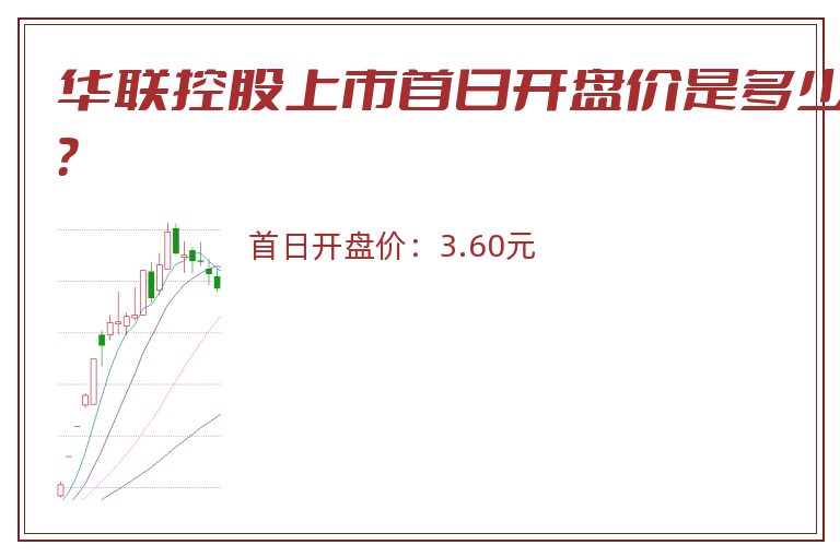 华联控股上市首日开盘价是多少？