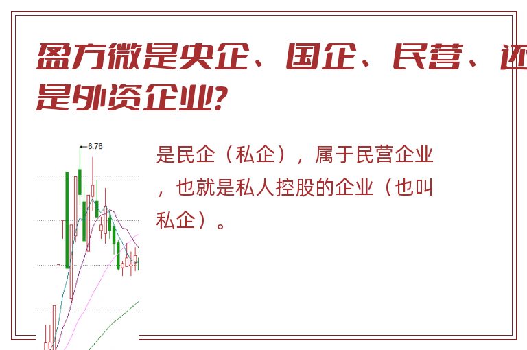 盈方微是央企、国企、民营、还是外资企业？