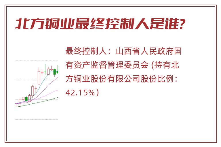 北方铜业最终控制人是谁？