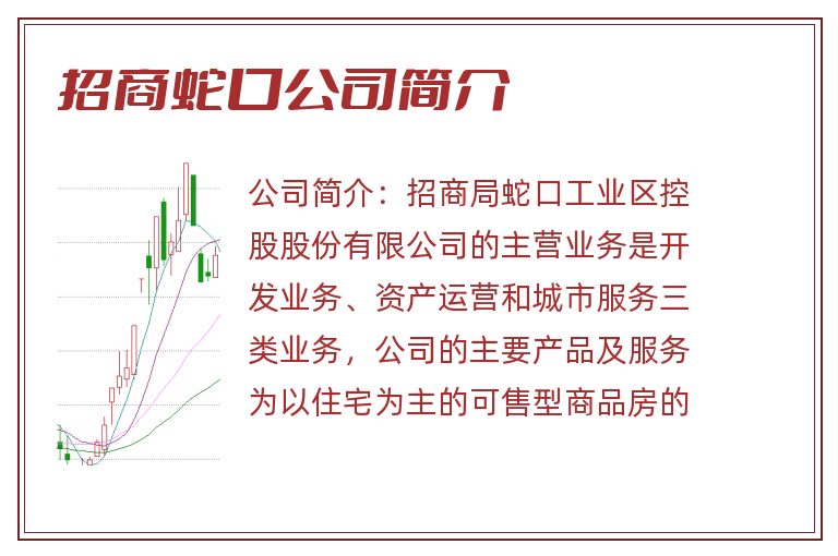招商蛇口公司简介