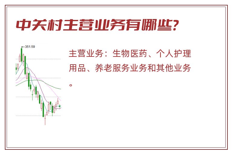 中关村主营业务有哪些？
