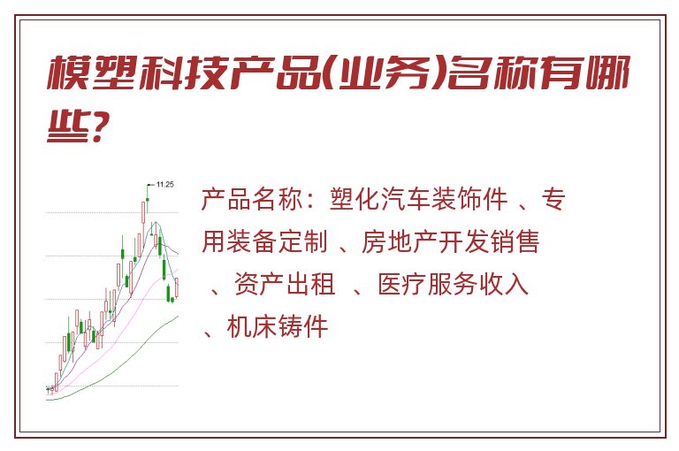 模塑科技产品（业务）名称有哪些？