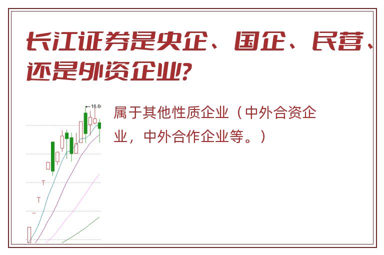 长江证券是央企、国企、民营、还是外资企业？