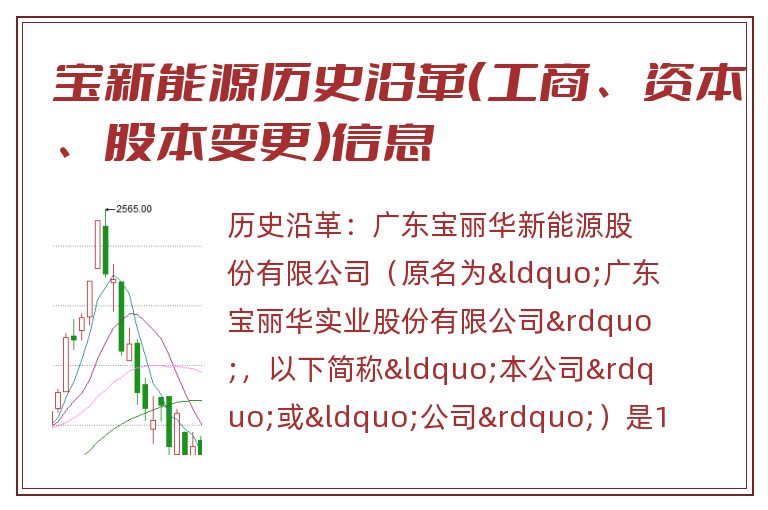 宝新能源历史沿革（工商、资本、股本变更）信息