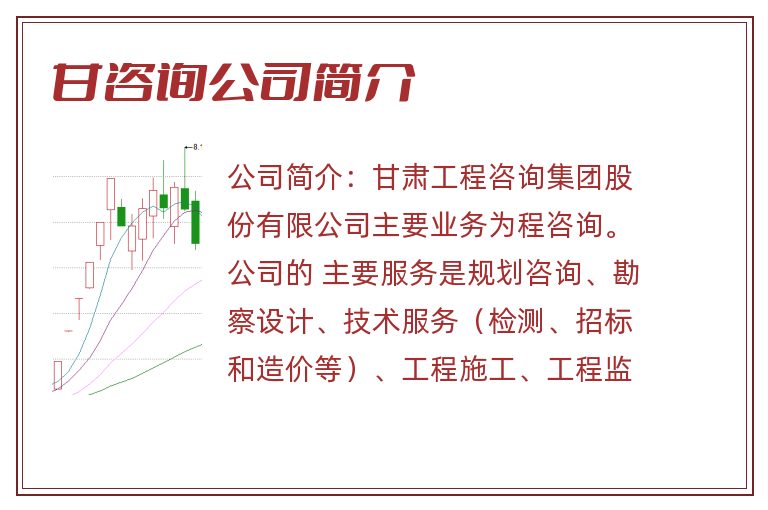 甘咨询公司简介