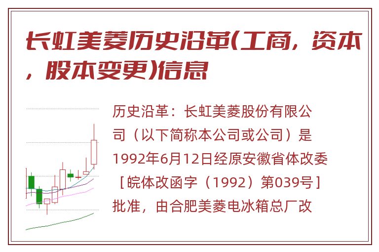 长虹美菱历史沿革(工商,资本,股本变更)信息.jpg 长虹美菱.jpg