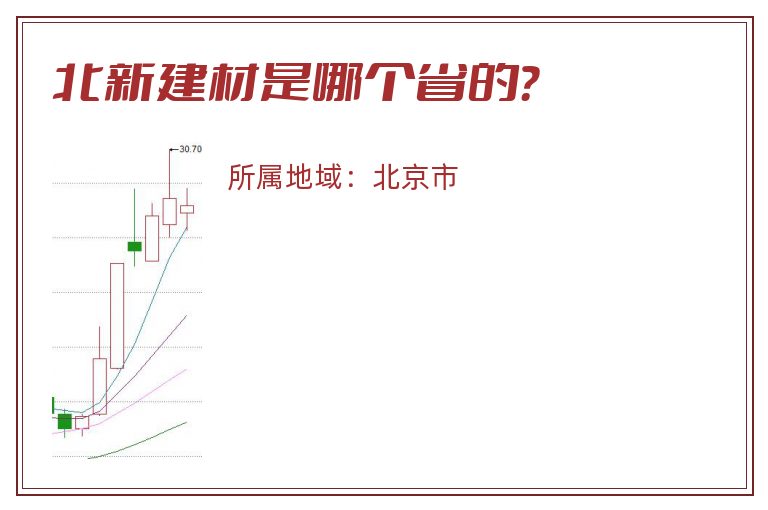 北新建材是哪个省的？