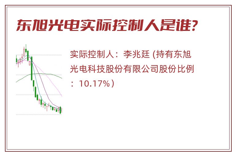 东旭光电实际控制人是谁？