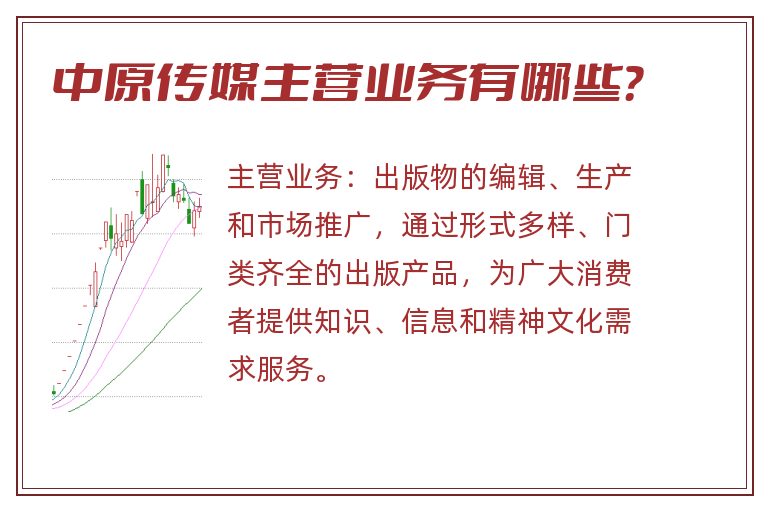 中原传媒主营业务有哪些？