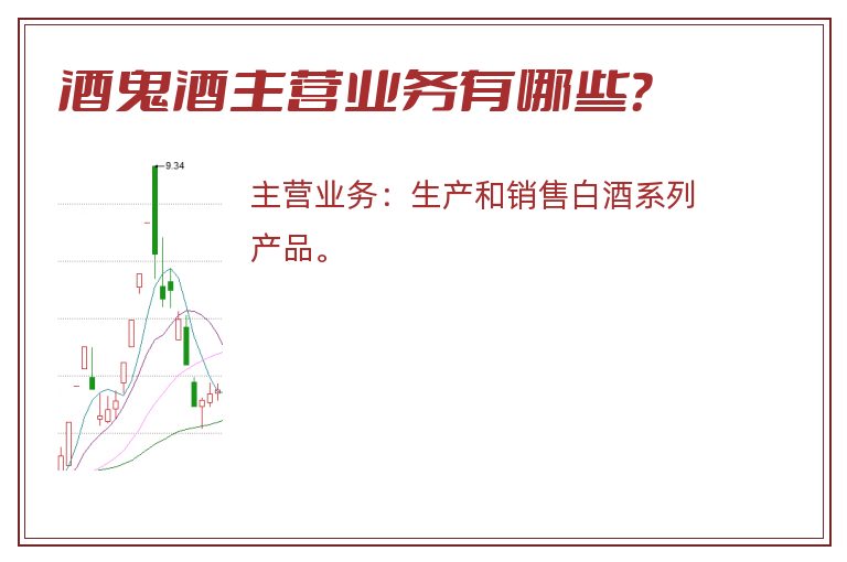 酒鬼酒主营业务有哪些？