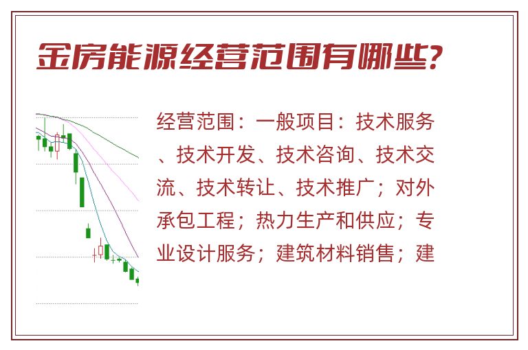 金房能源经营范围有哪些？