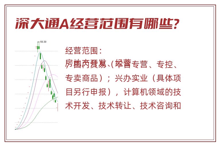 深大通A经营范围有哪些？