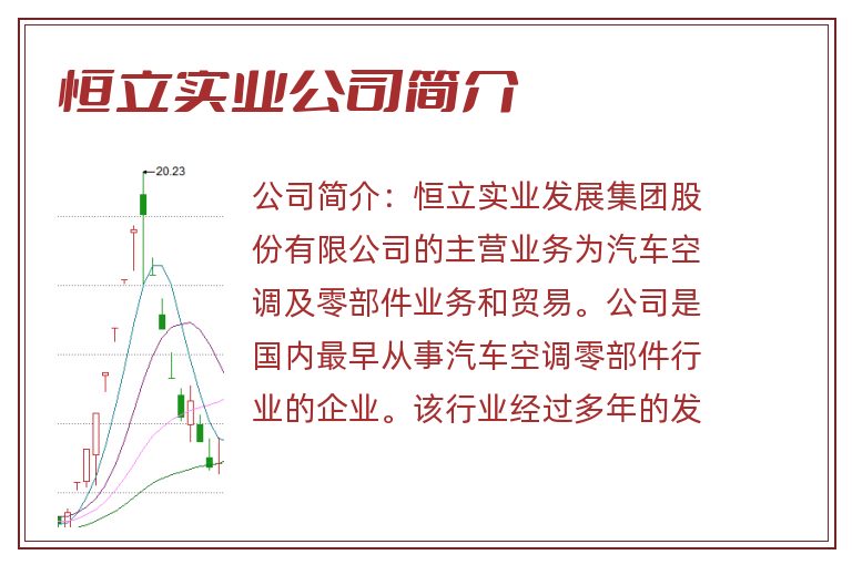 恒立实业公司简介