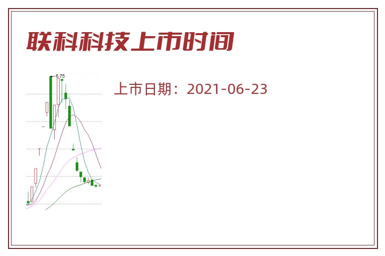 联科科技上市时间