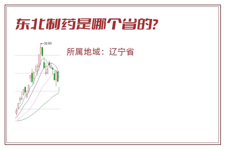 东北制药是哪个省的？