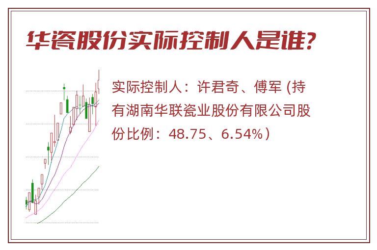华瓷股份实际控制人是谁？