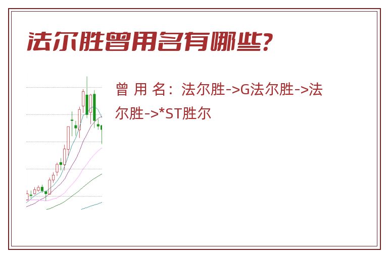 法尔胜曾用名有哪些？