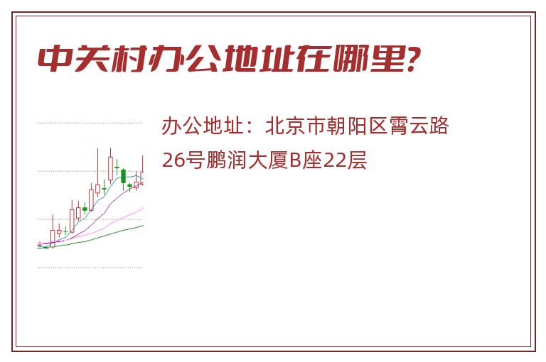 中关村办公地址在哪里？