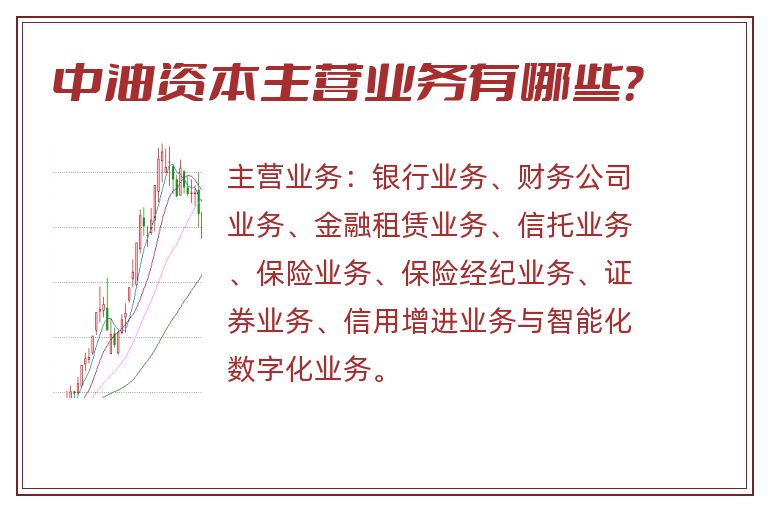 中油资本主营业务有哪些？