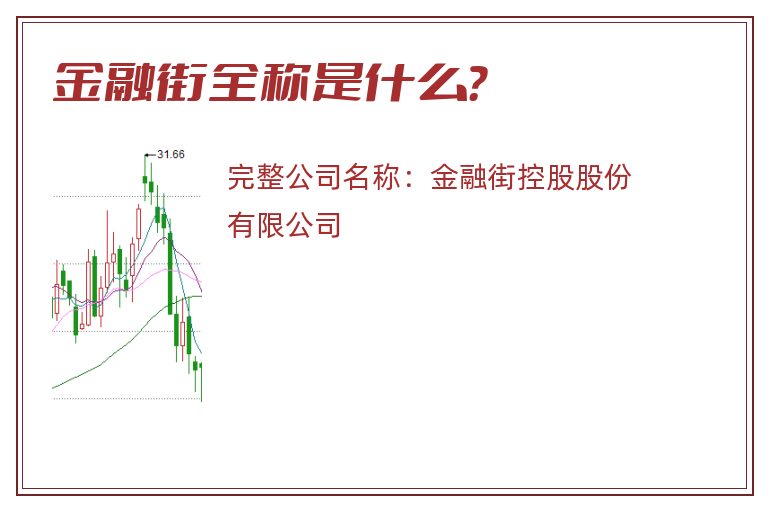 金融街全称是什么？