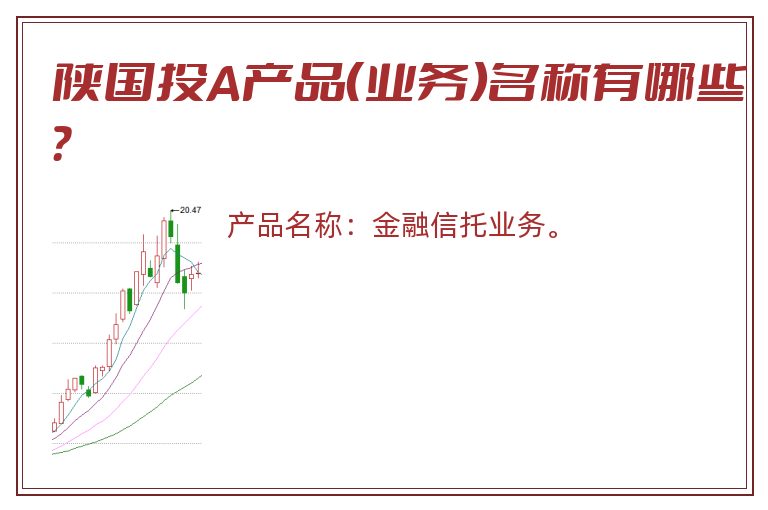 陕国投A产品（业务）名称有哪些？