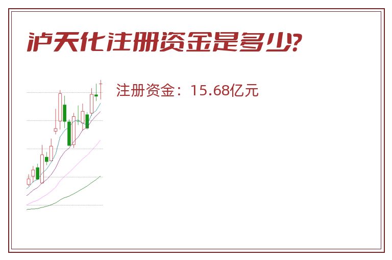 泸天化注册资金是多少？