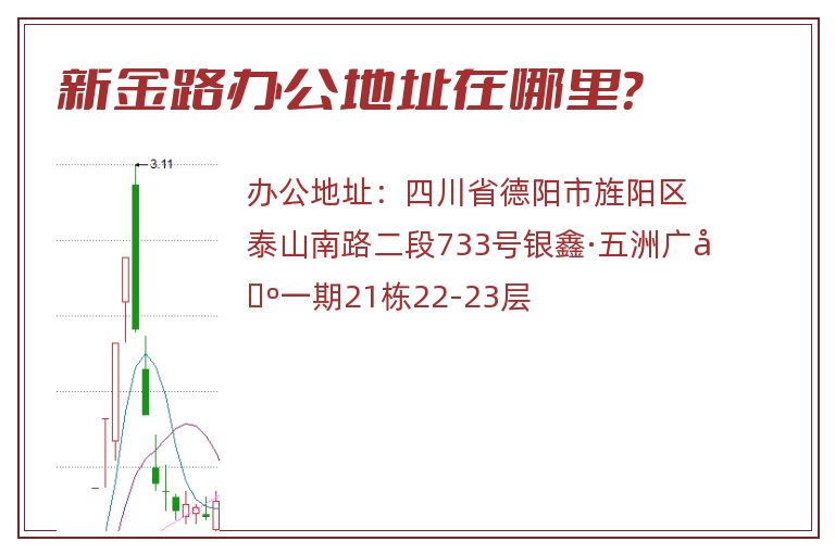 新金路办公地址在哪里？