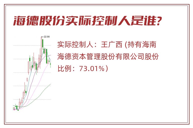 海德股份实际控制人是谁？