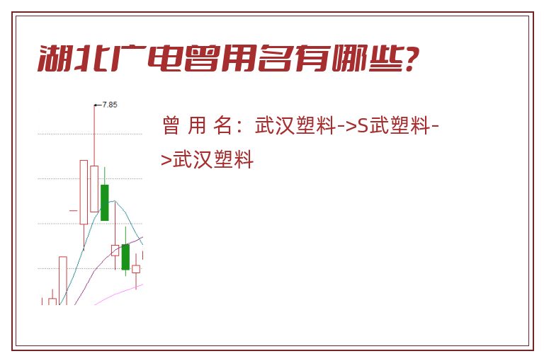 湖北广电曾用名有哪些？