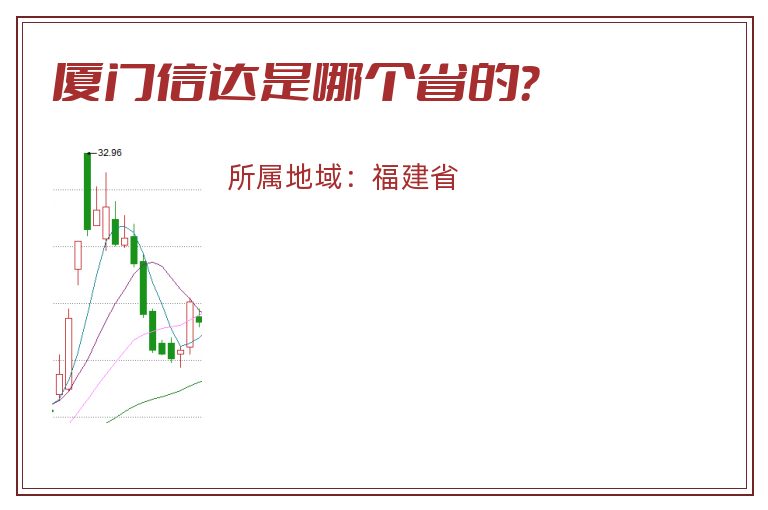厦门信达是哪个省的？