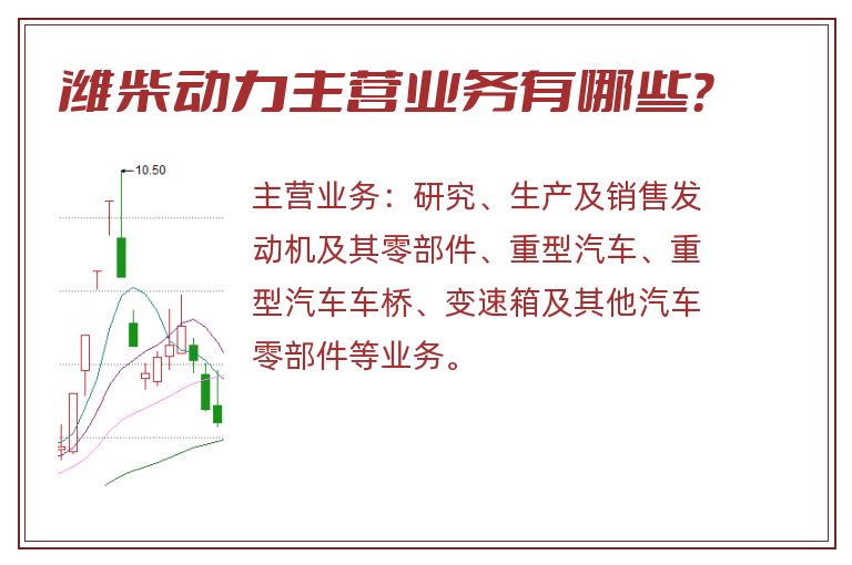 潍柴动力主营业务有哪些？