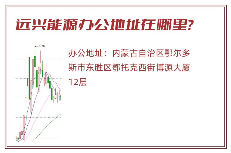 远兴能源办公地址在哪里？