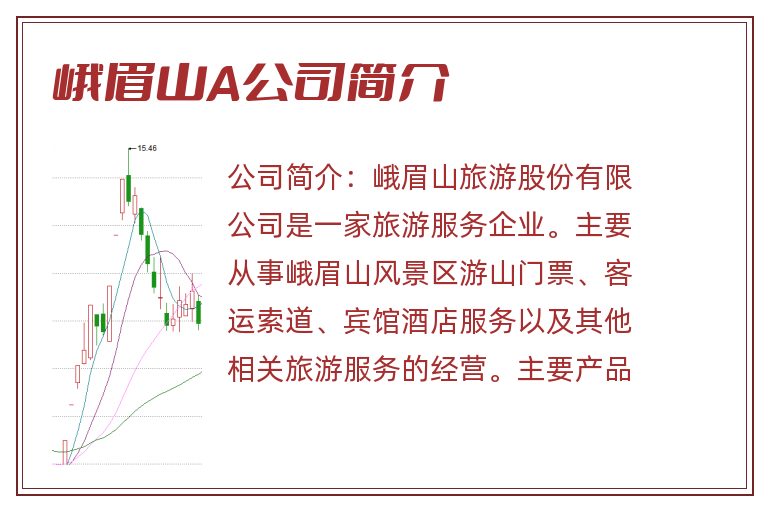峨眉山A公司简介