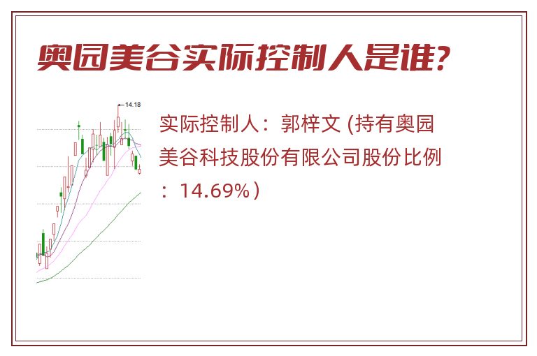 奥园美谷实际控制人是谁？