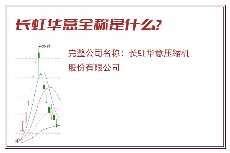 长虹华意全称是什么？