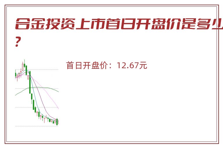 合金投资上市首日开盘价是多少？