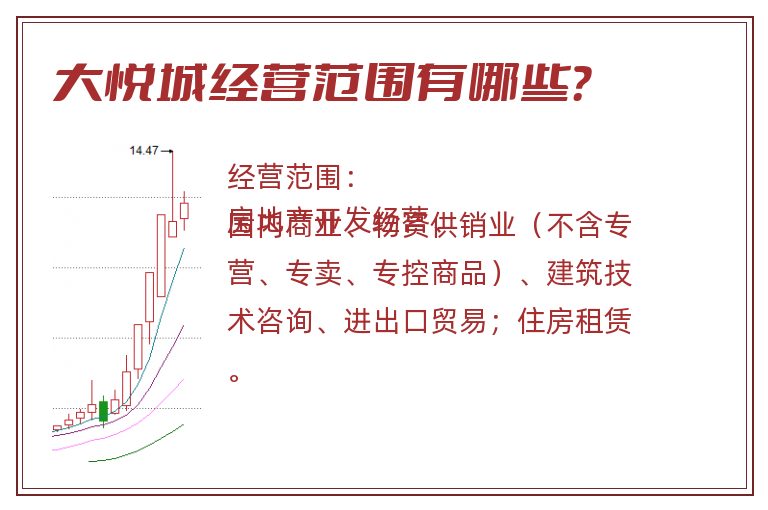 大悦城经营范围有哪些？