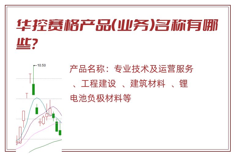 华控赛格产品（业务）名称有哪些？