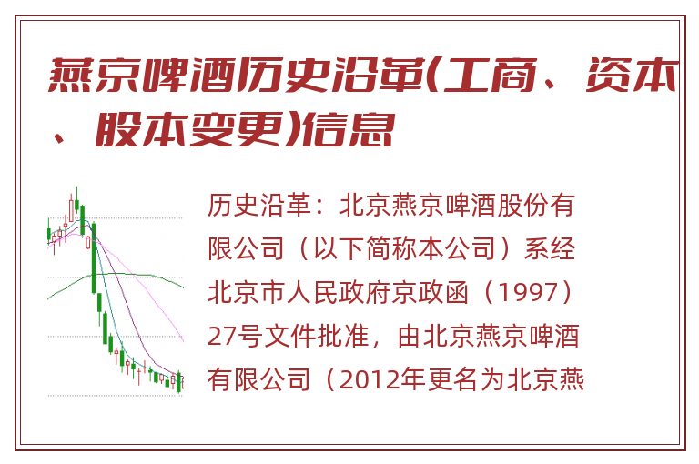 燕京啤酒历史沿革(工商、资本、股本变更)信息.jpg 燕京啤酒.jpg