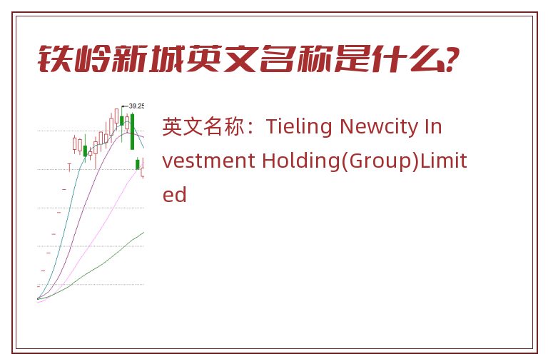 铁岭新城英文名称是什么？