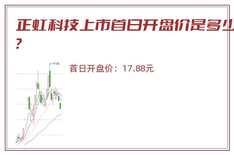 正虹科技上市首日开盘价是多少?.jpg 正虹科技.jpg
