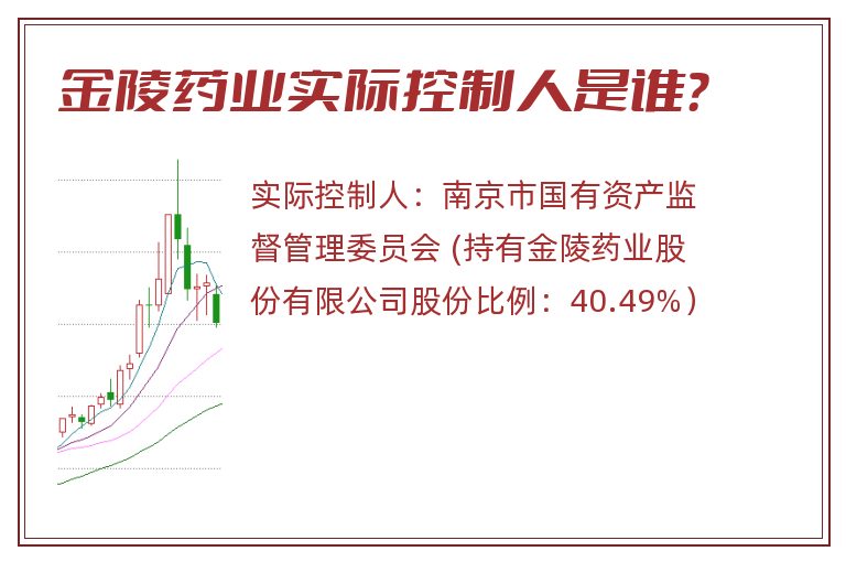 金陵药业实际控制人是谁？