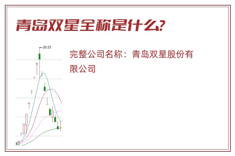 青岛双星全称是什么？