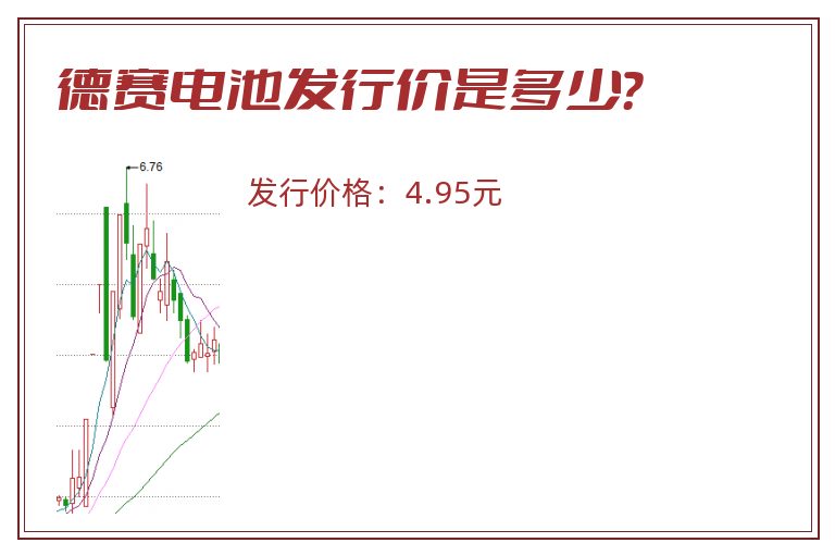 德赛电池发行价是多少？