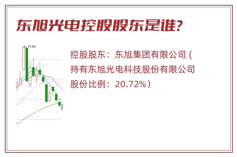 东旭光电控股股东是谁？